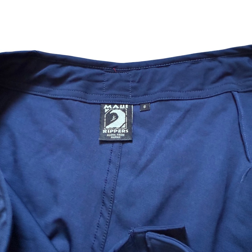 Maui Rippers NAVY 5" CLASSIC BOARDSHORT Surfing Short Beachcore Athleisure - Picture 8 of 11